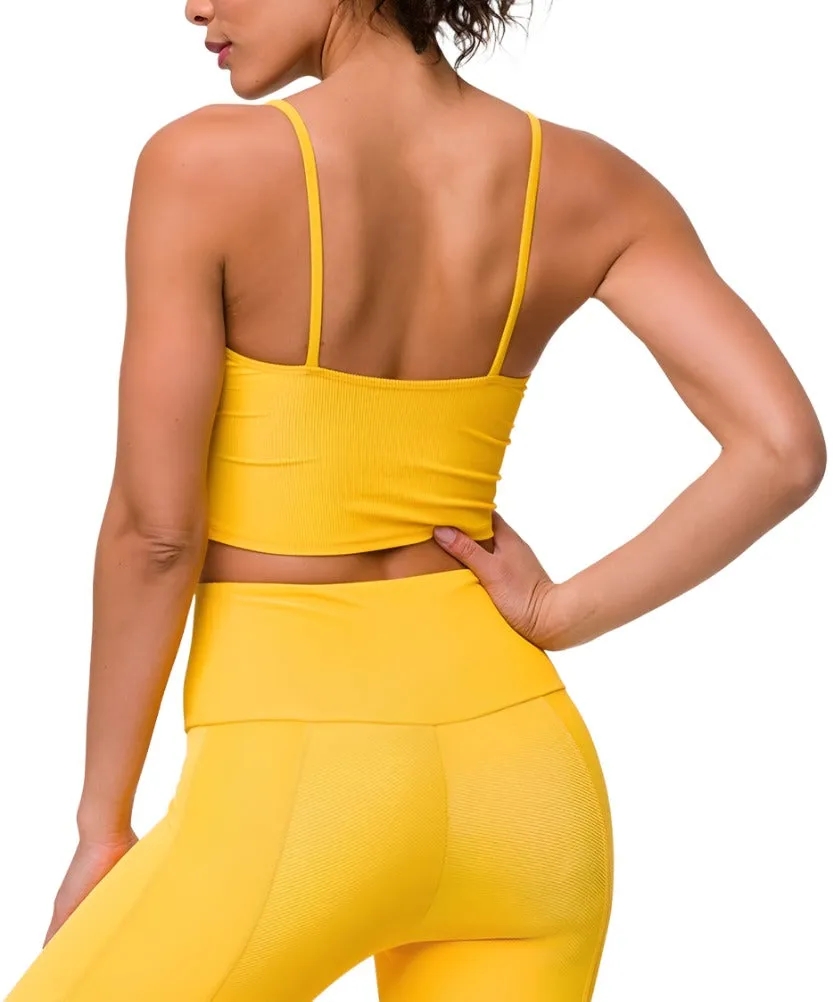 Onzie Flow Belle Cami Crop Top 3778 Rippenstoff