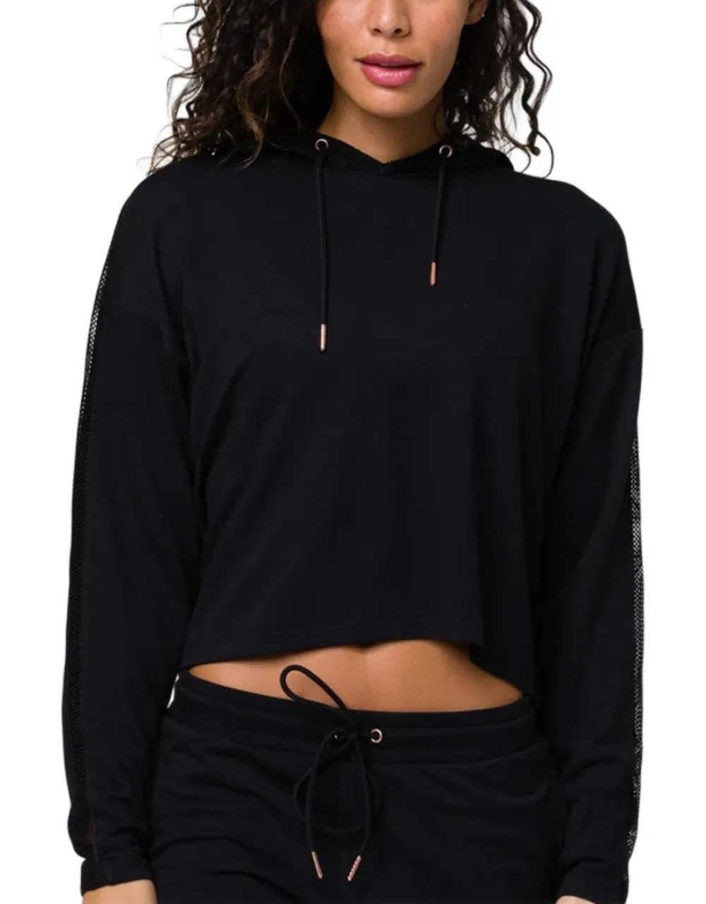 Onzie Flow Mesh Cropped Hoodie 630