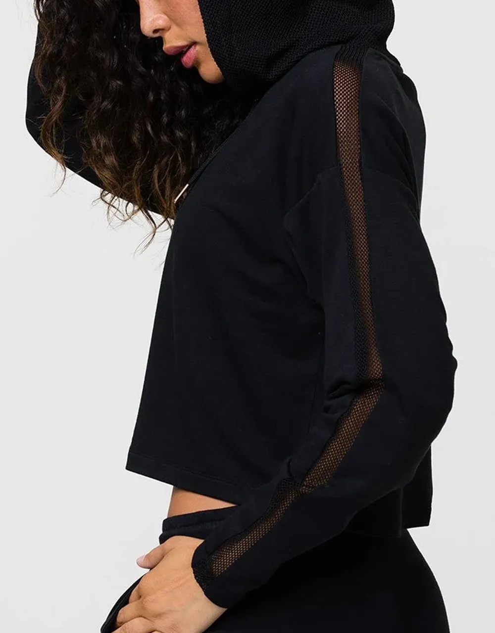 Onzie Flow Mesh Cropped Hoodie 630