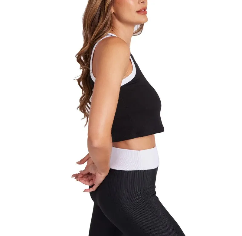 Onzie Flow Yoga Farbblock Sculpt Gym Tanktop 3041