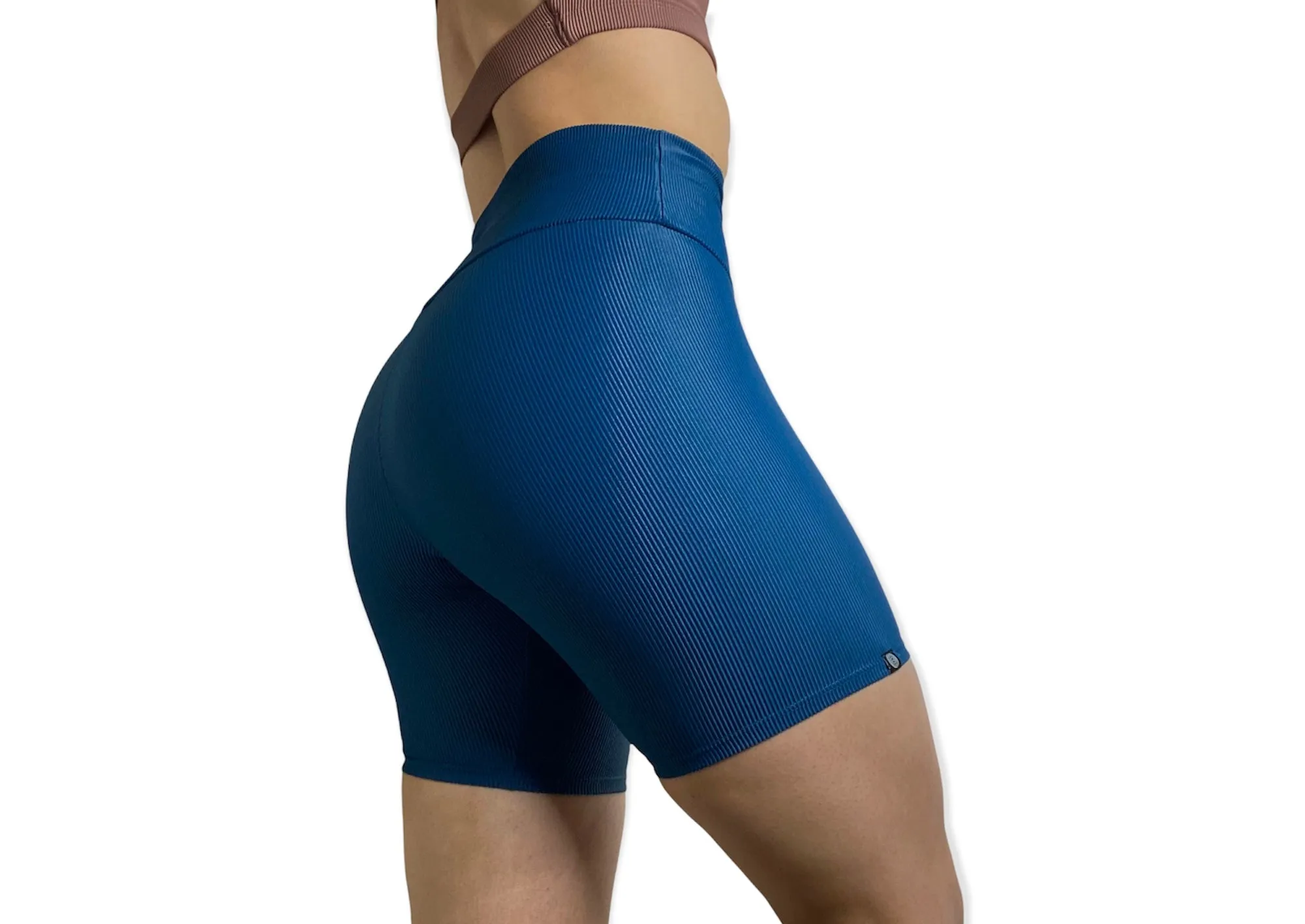 Onzie High-Rise Mini-Biker-Shorts 2262 mit Rippenstruktur