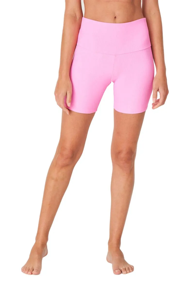 Onzie High-Rise Mini-Biker-Shorts 2262 mit Rippenstruktur