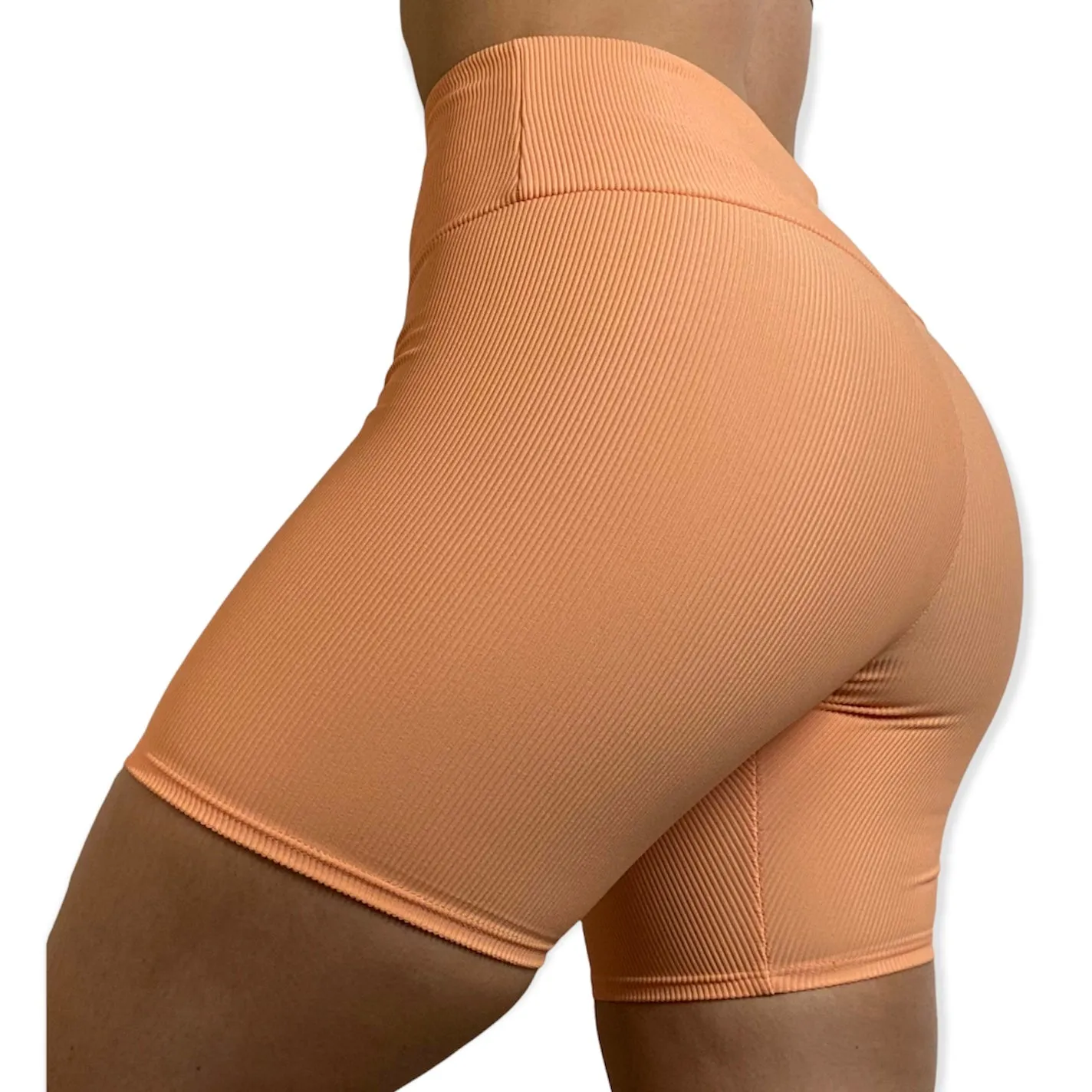 Onzie High-Rise Mini-Biker-Shorts 2262 mit Rippenstruktur