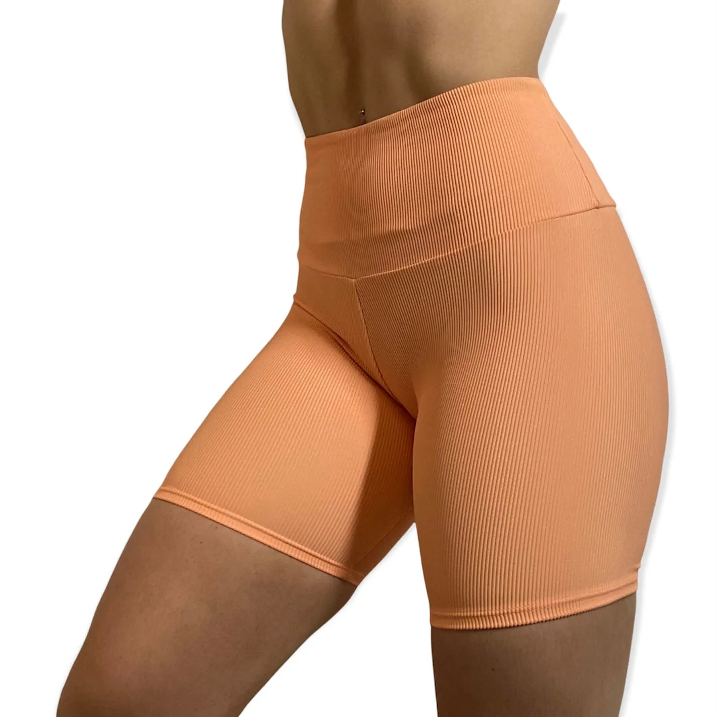 Onzie High-Rise Mini-Biker-Shorts 2262 mit Rippenstruktur