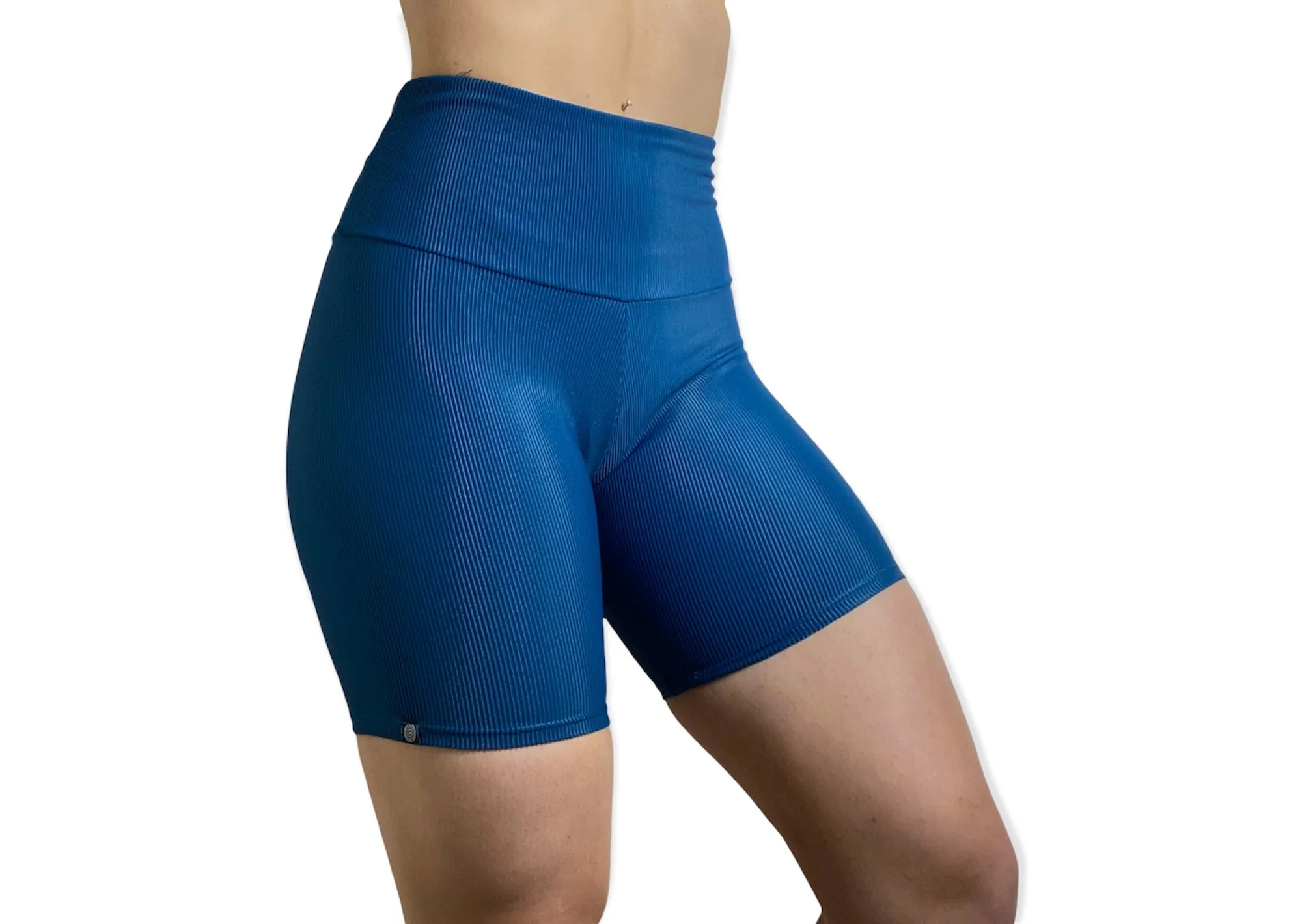 Onzie High-Rise Mini-Biker-Shorts 2262 mit Rippenstruktur