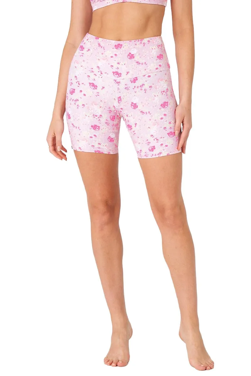 Onzie High-Rise Mini-Biker-Shorts 2262 mit Rippenstruktur