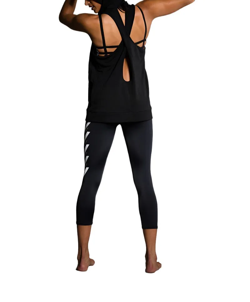 Onzie Hot Yoga Wear X Rückenkapuzenpullover 606