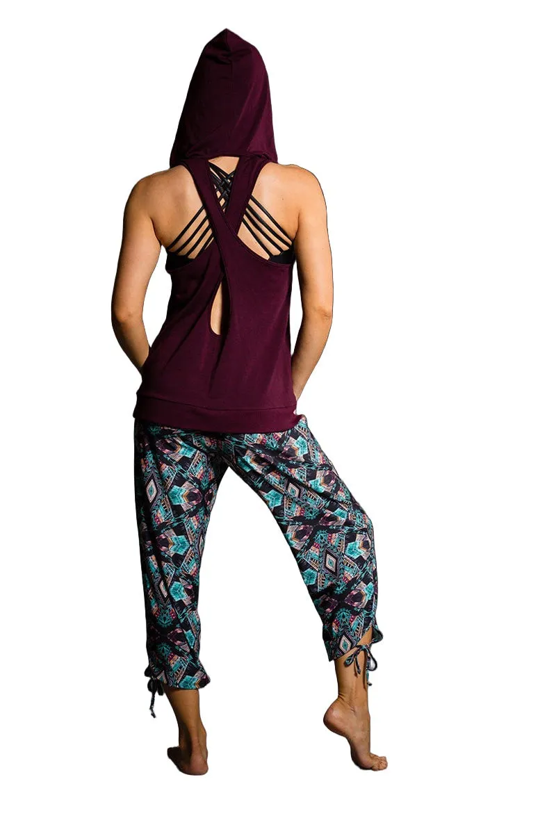 Onzie Hot Yoga Wear X Rückenkapuzenpullover 606