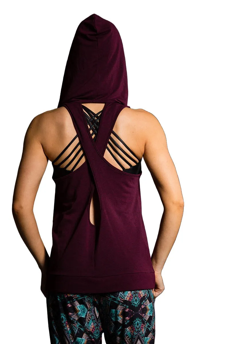 Onzie Hot Yoga Wear X Rückenkapuzenpullover 606