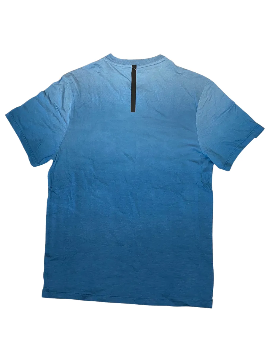 Onzie Yoga Herren Ombré V-Ausschnitt T-Shirt 707 Schwarz