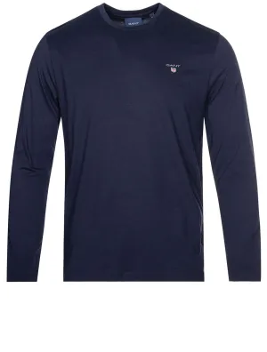 Original Langarm T-Shirt Abendblau