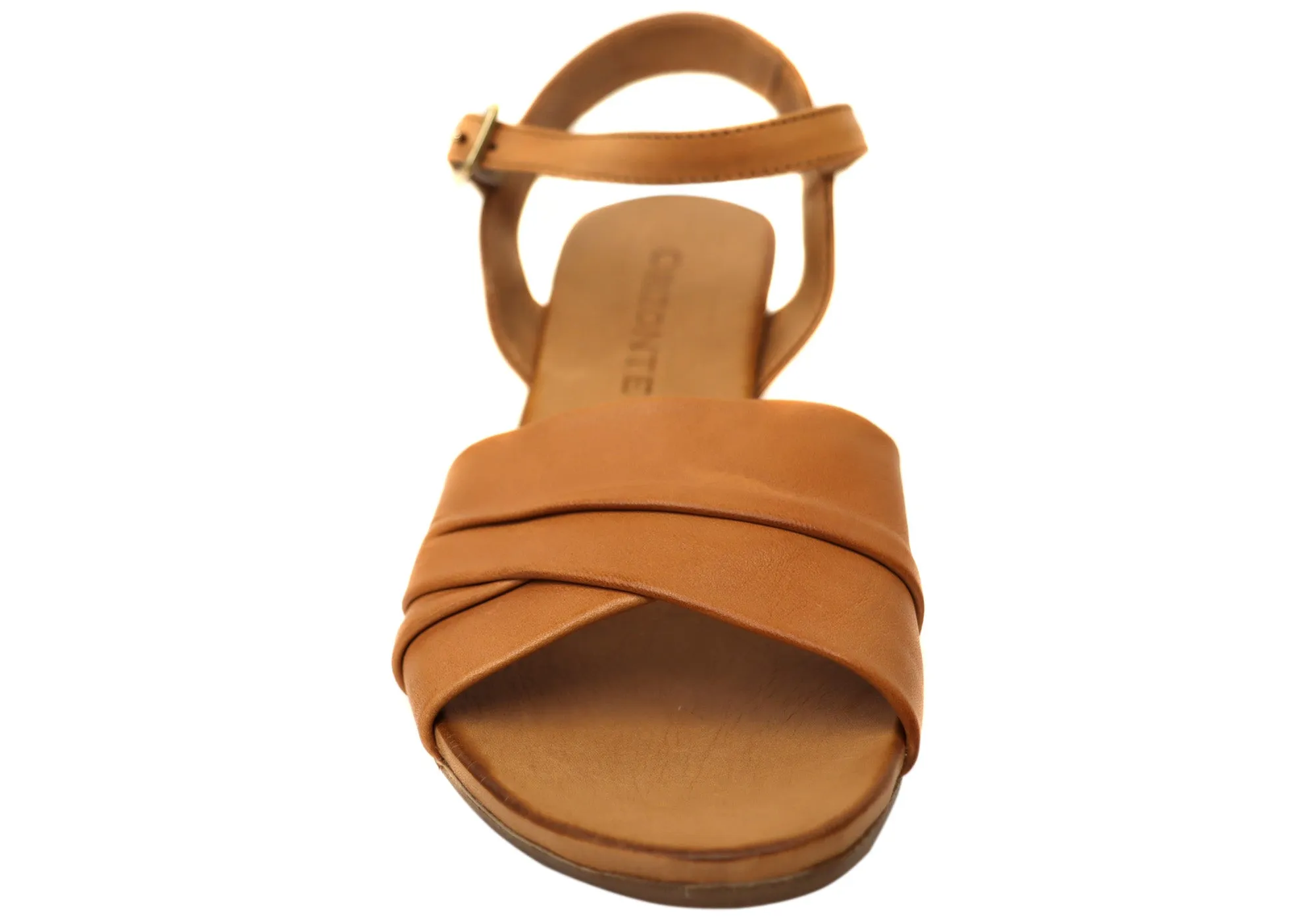 Orizonte Moonlight Damen Europäische Ledere Keil-Sandalen Orizonte Schuhe