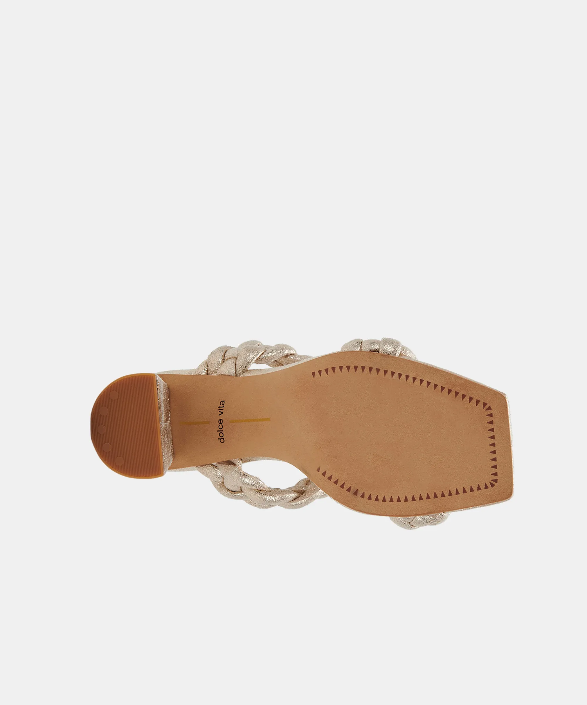 PAILY ABSÄTZE HELLGOLD METALLIC STELLA WILDLEDER