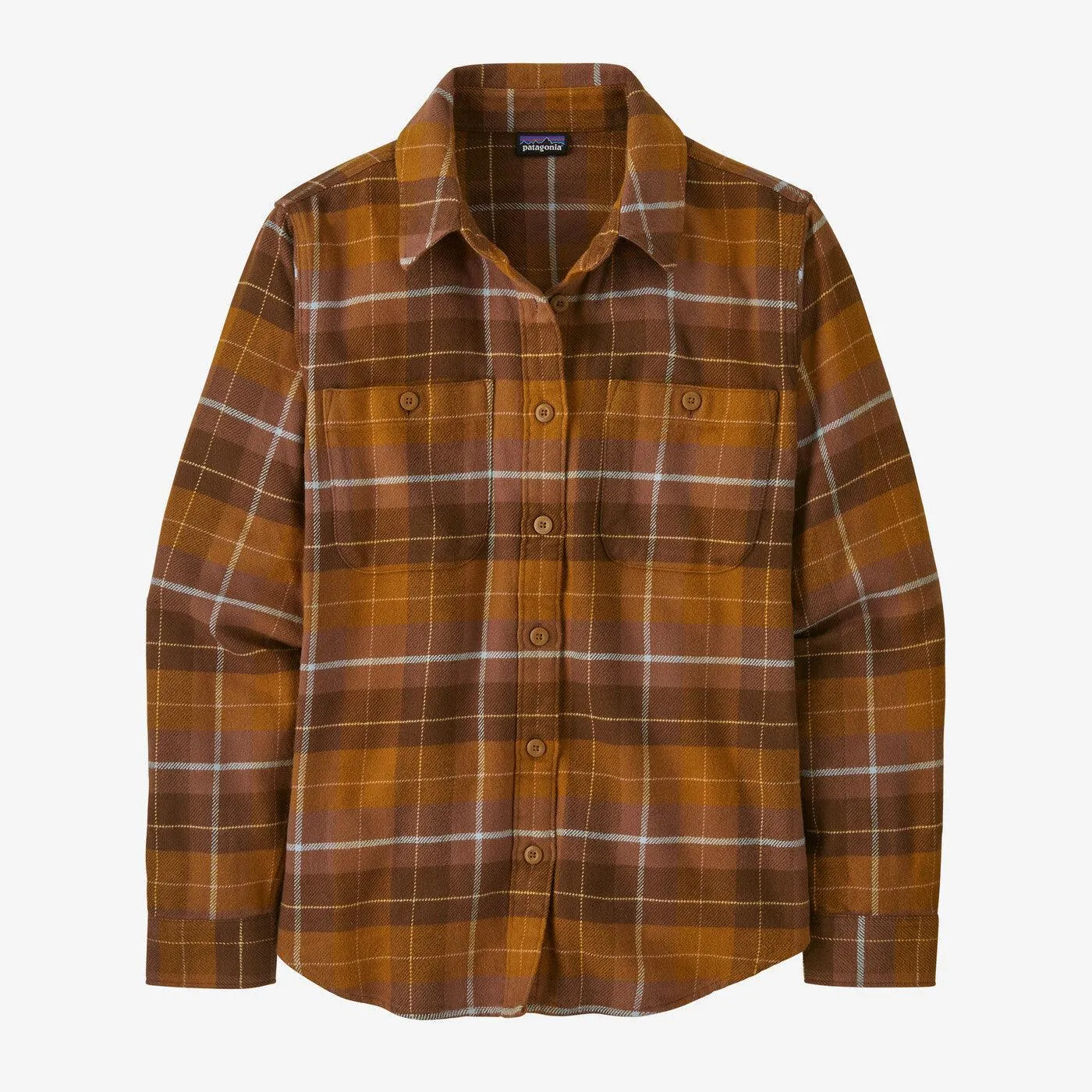 Patagonia Fjord Flannel Hemd Happy Camper: Shelter Braun Patagonia Kleidung
