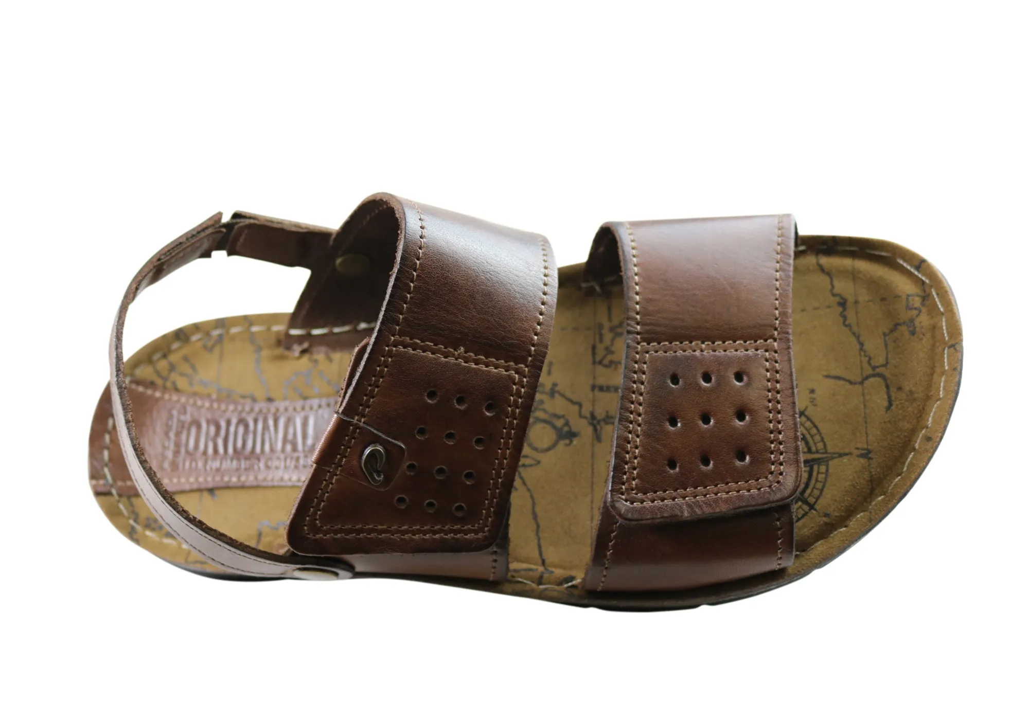 Pegada Cape Herren Leder Bequeme Sandalen Hergestellt In Brasilien Pegada Schuhe