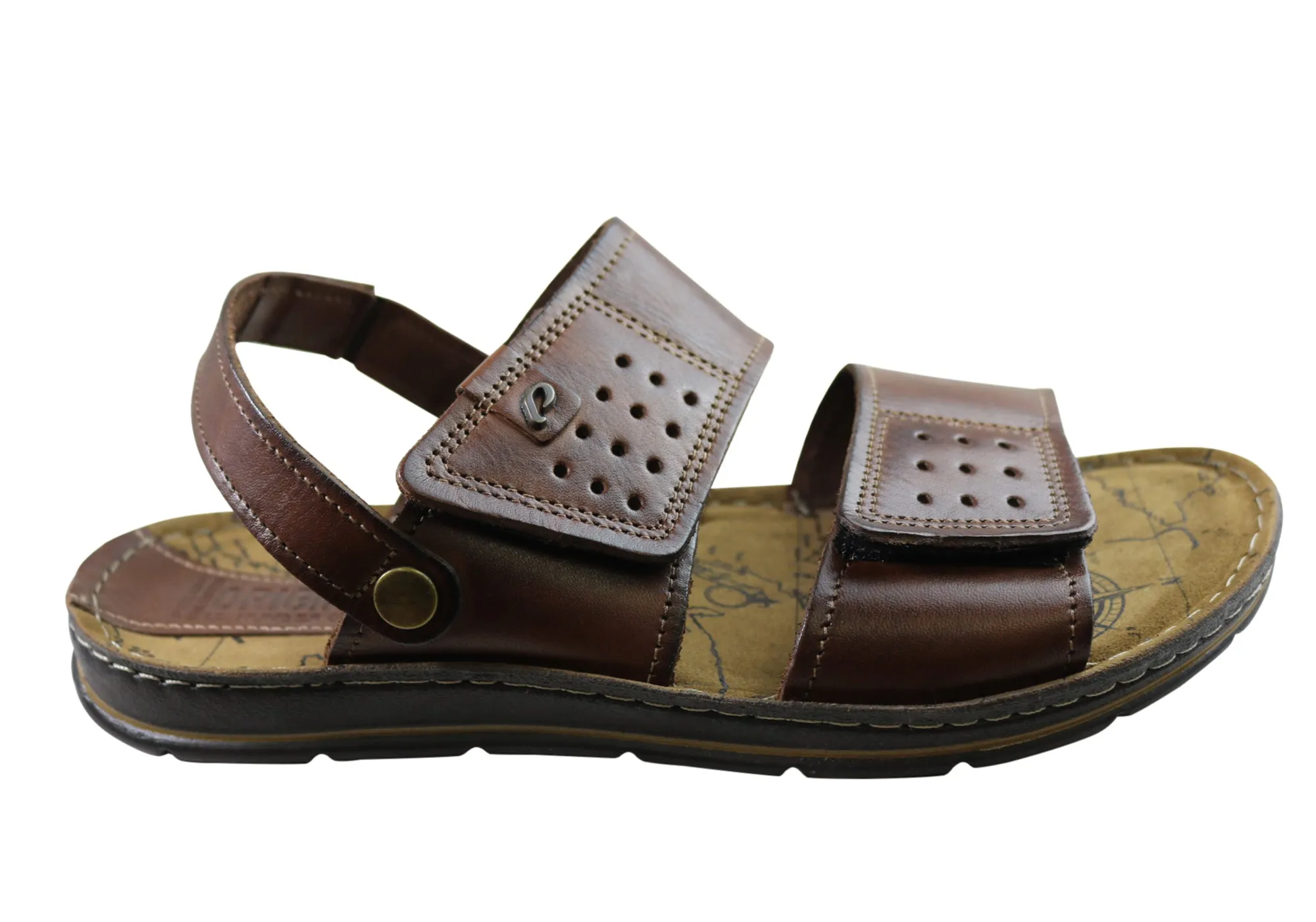 Pegada Cape Herren Leder Bequeme Sandalen Hergestellt In Brasilien Pegada Schuhe