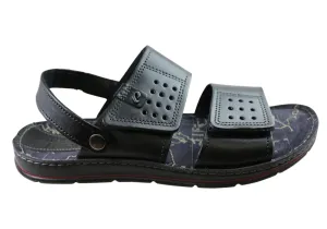 Pegada Cape Herren Leder Bequeme Sandalen Hergestellt In Brasilien Pegada Schuhe