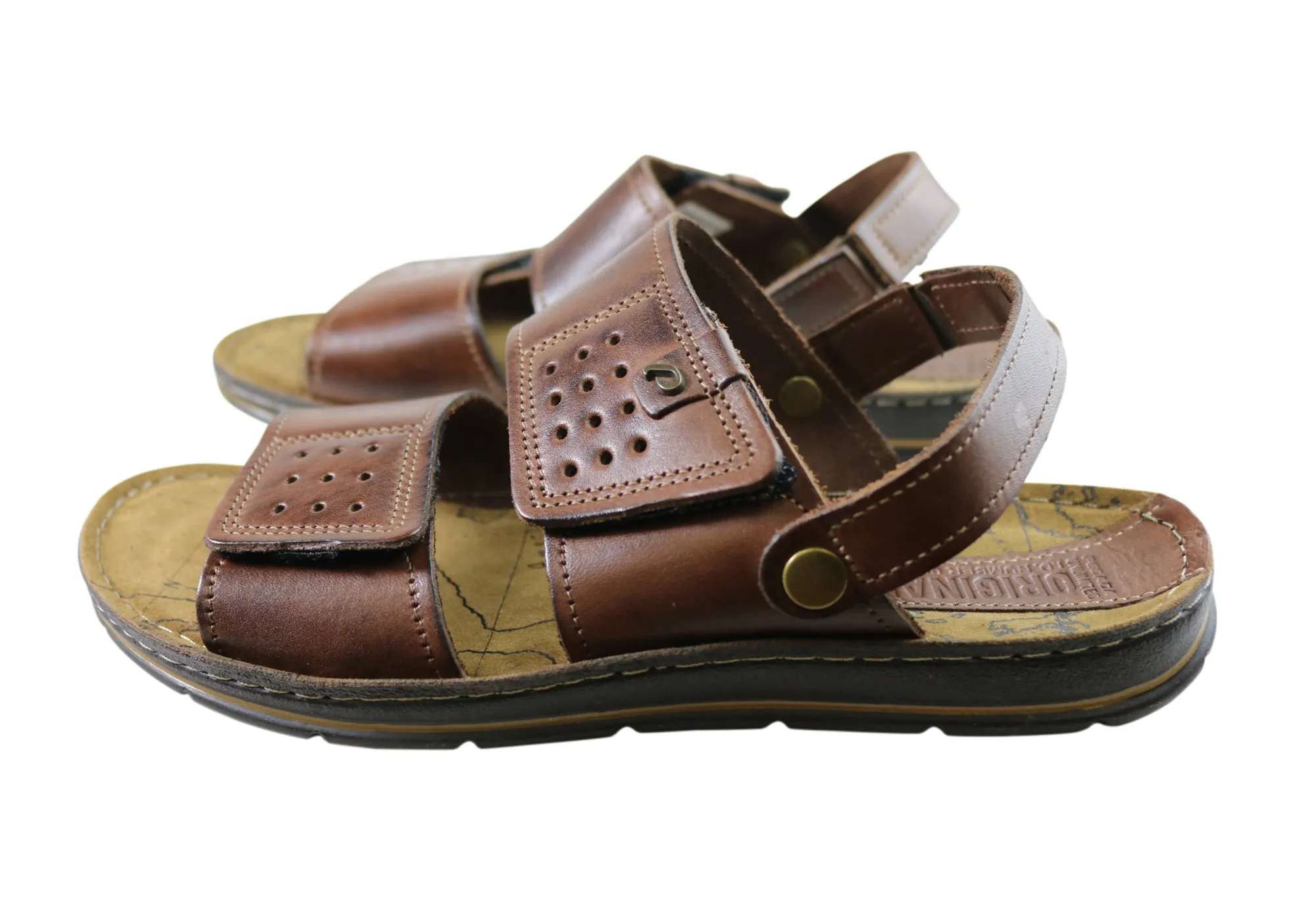 Pegada Cape Herren Leder Bequeme Sandalen Hergestellt In Brasilien Pegada Schuhe