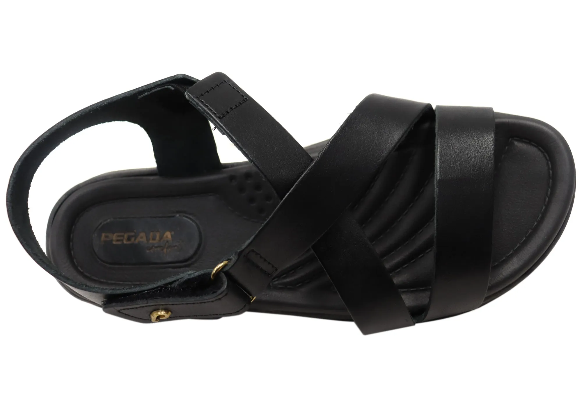 Pegada Mavada Damen Bequeme Ledersandalen Hergestellt in Brasilien Pegada Schuhe