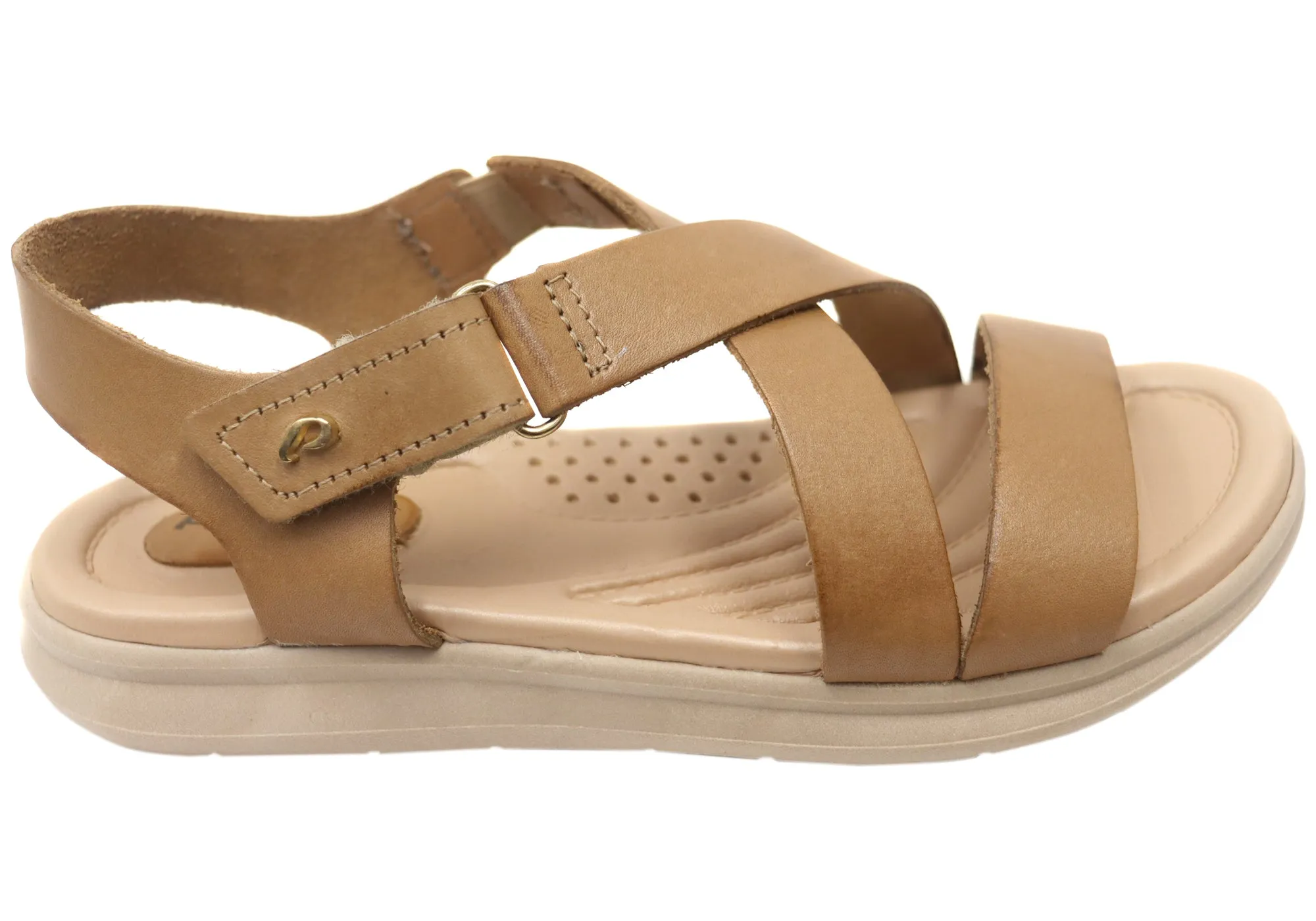 Pegada Mavada Damen Bequeme Ledersandalen Hergestellt in Brasilien Pegada Schuhe