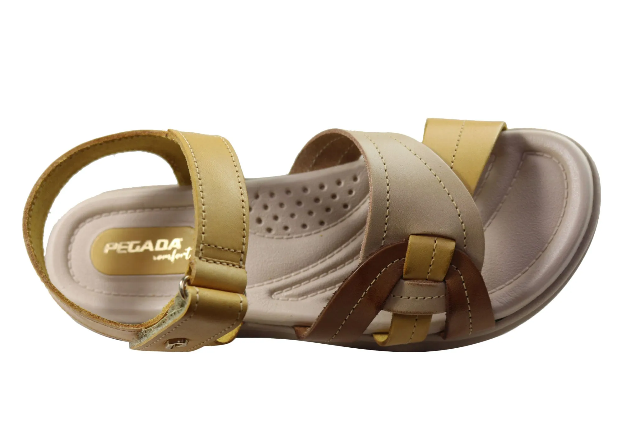 Pegada Vive Damen Bequeme Ledersandalen Hergestellt In Brasilien Pegada Schuhe