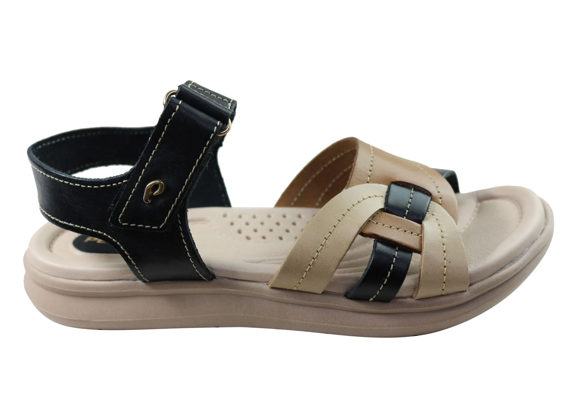 Pegada Vive Damen Bequeme Ledersandalen Hergestellt In Brasilien Pegada Schuhe