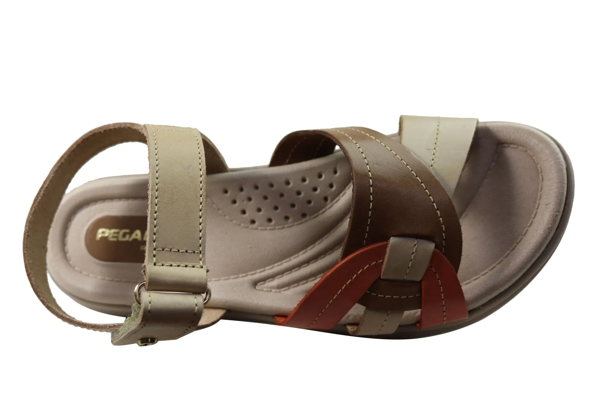 Pegada Vive Damen Bequeme Ledersandalen Hergestellt In Brasilien Pegada Schuhe