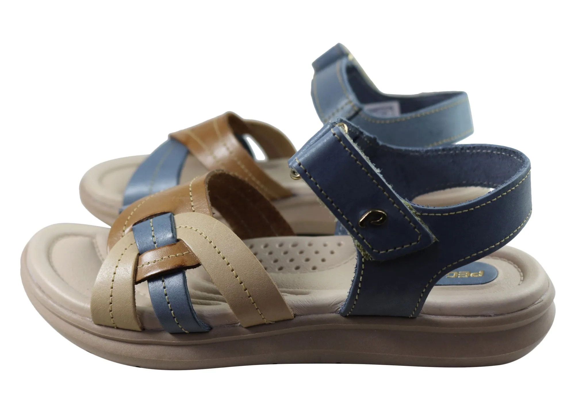 Pegada Vive Damen Bequeme Ledersandalen Hergestellt In Brasilien Pegada Schuhe