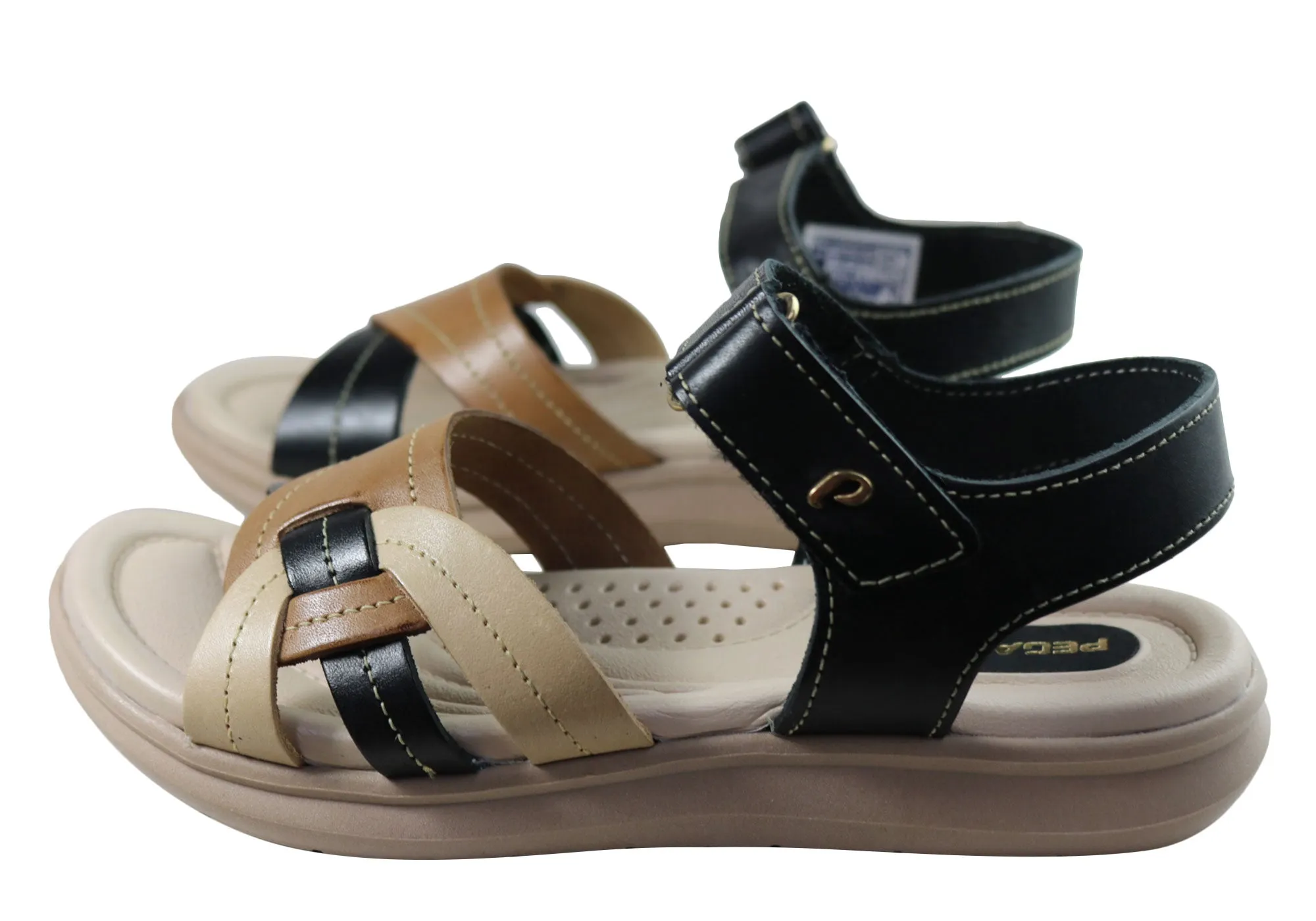 Pegada Vive Damen Bequeme Ledersandalen Hergestellt In Brasilien Pegada Schuhe