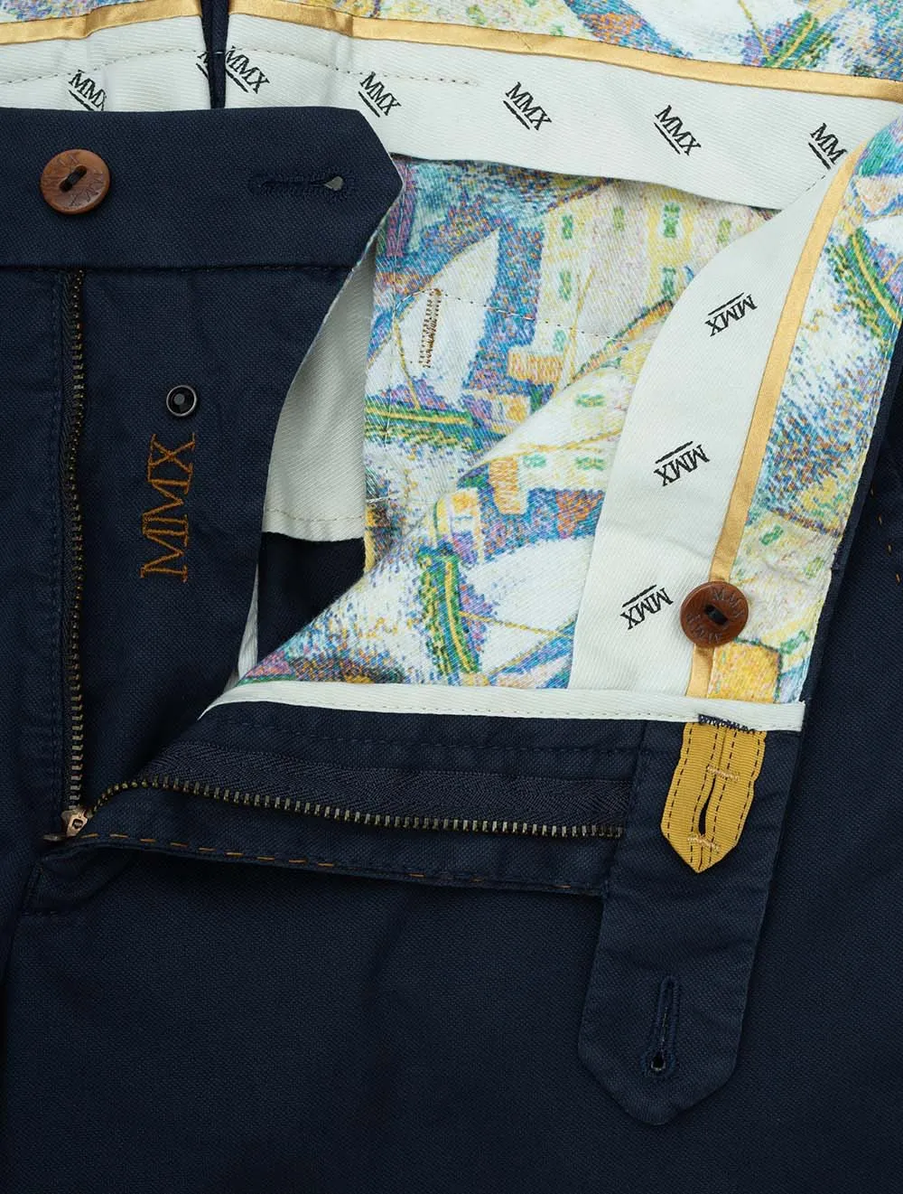Pegasus Baumwoll-Chino-Shorts Marine