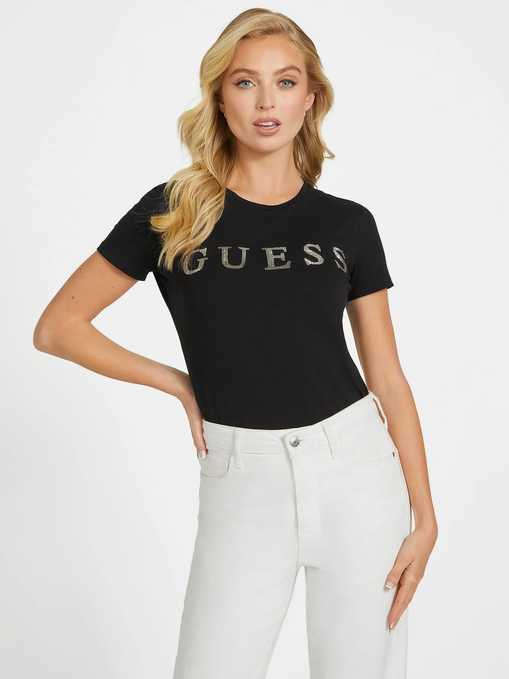 Pepper Strass-Logo T-Shirt