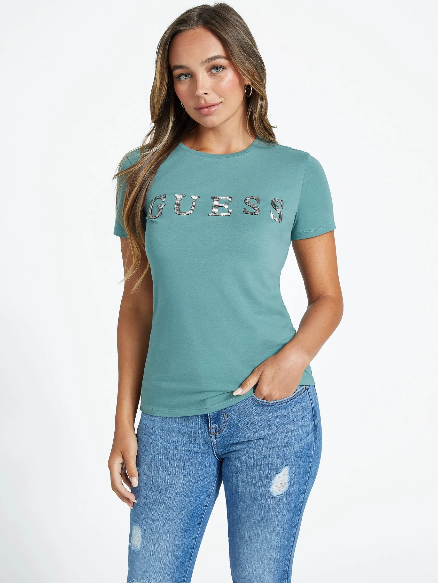 Pepper Strass-Logo T-Shirt