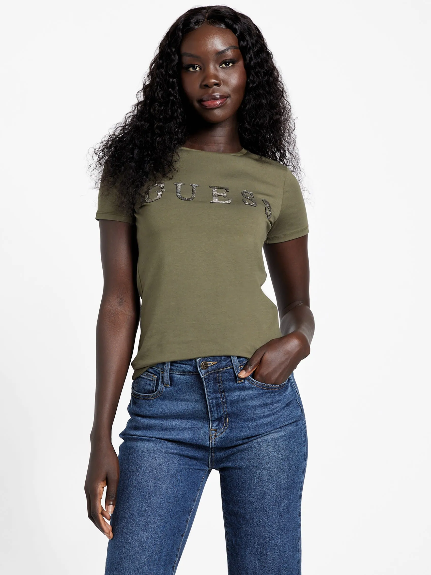 Pepper Strass-Logo T-Shirt