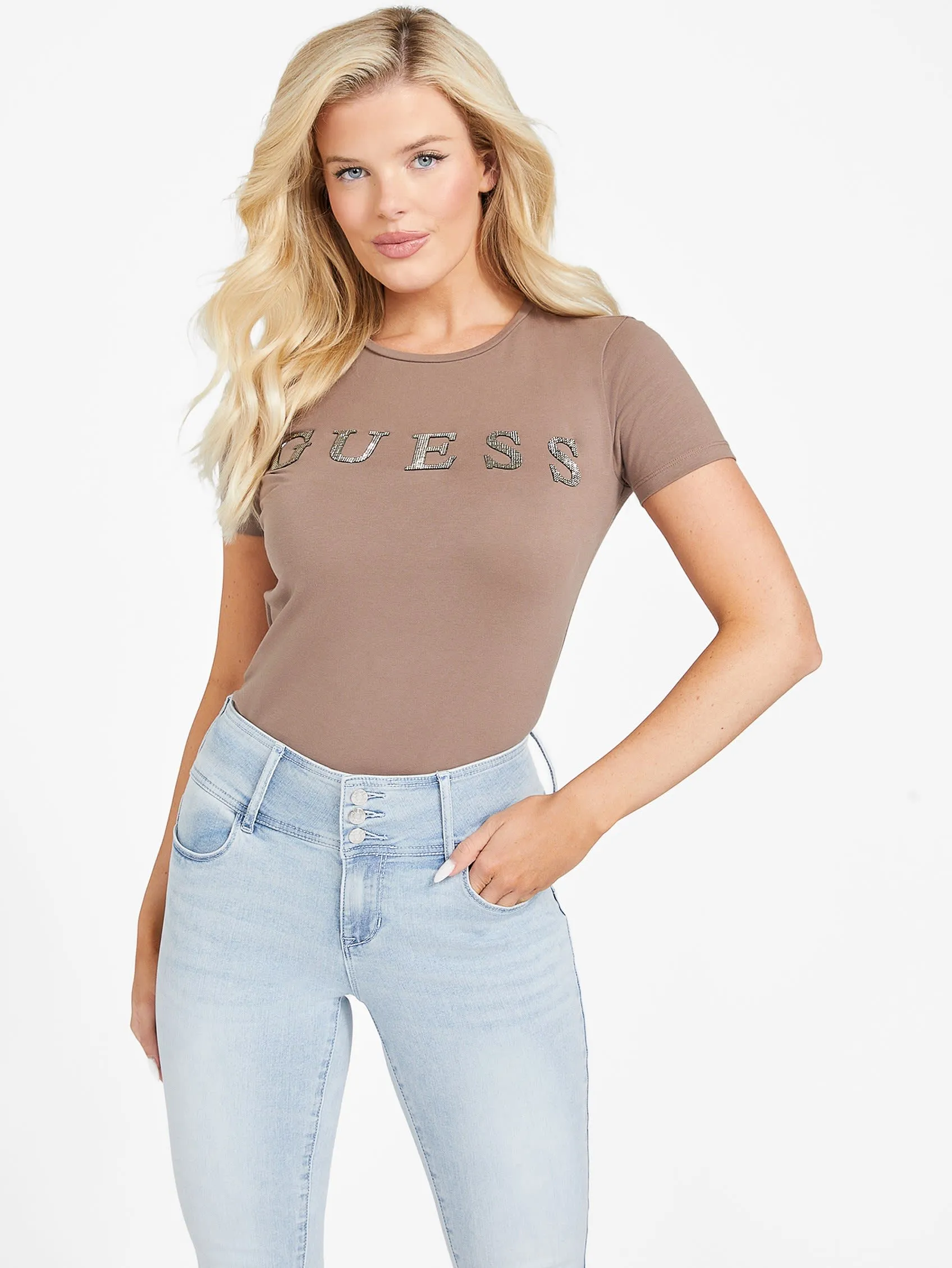Pepper Strass-Logo T-Shirt