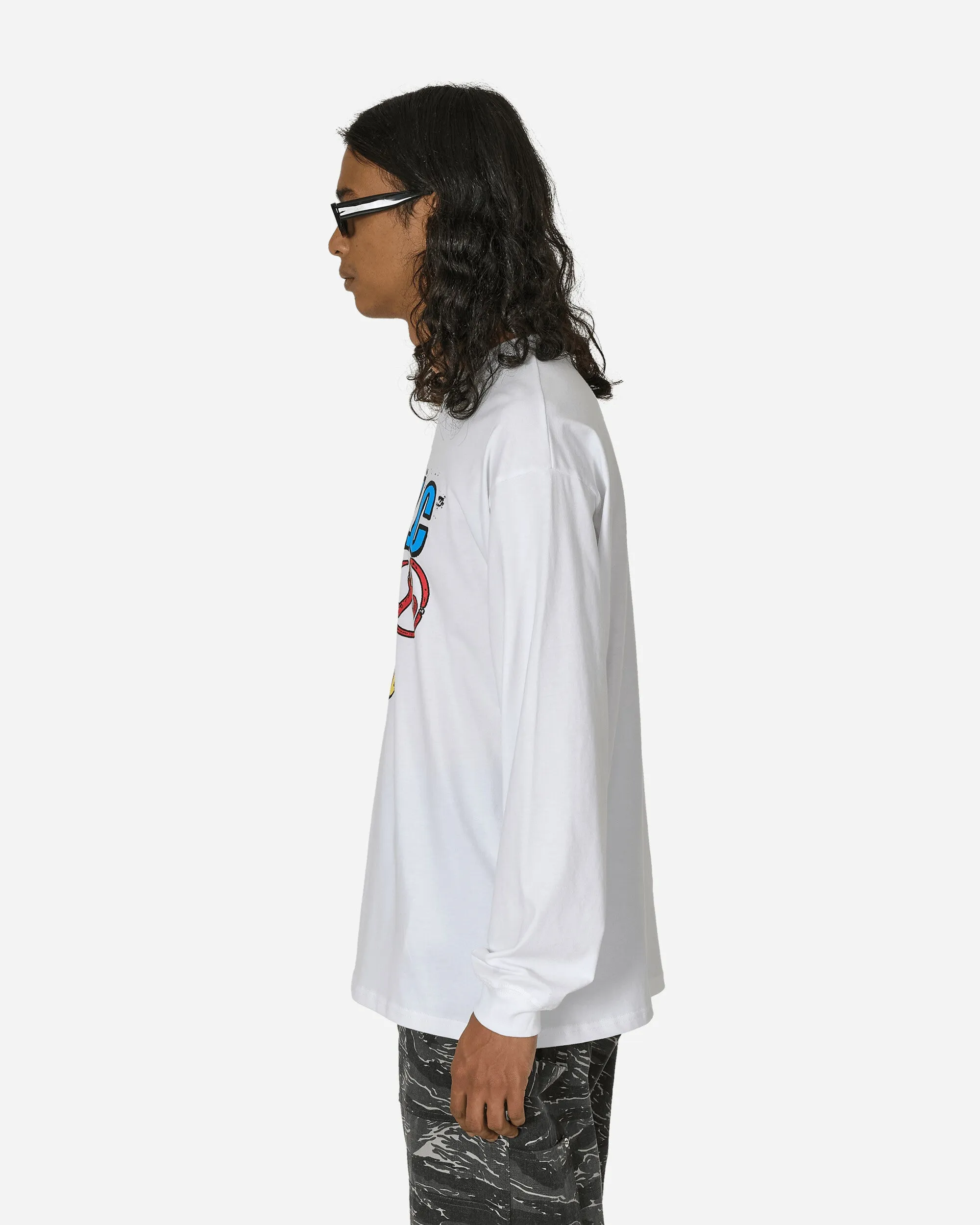 PHPNC Mädchen Langarm T-Shirt Weiß