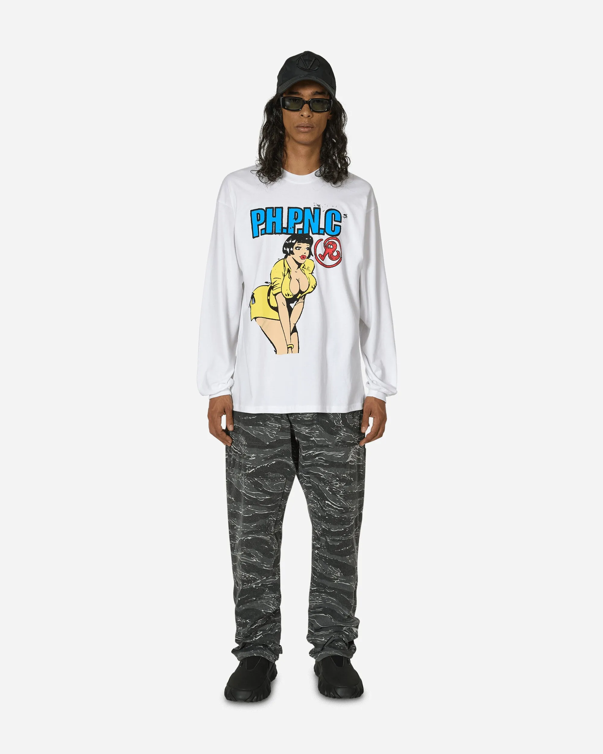 PHPNC Mädchen Langarm T-Shirt Weiß