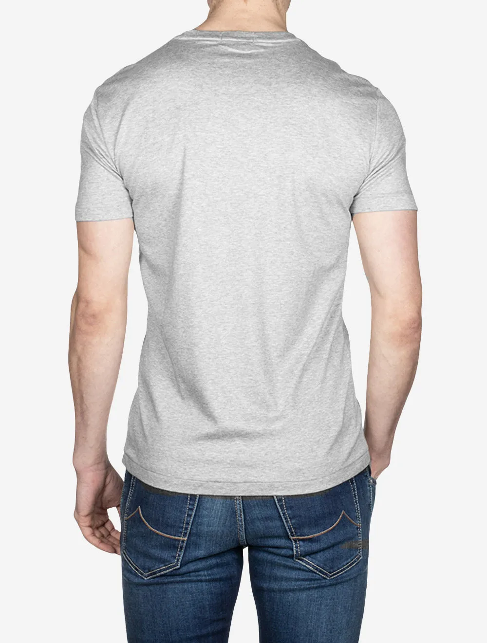 Pima Kurzarm T-Shirt Andover Heather
