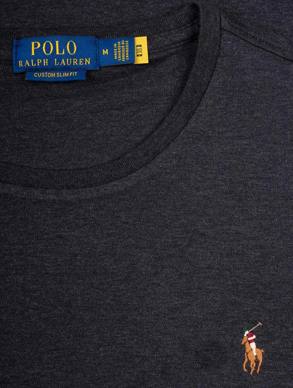 Pima Kurzarm T-Shirt Schwarz