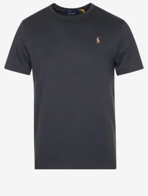 Pima Kurzarm T-Shirt Schwarz