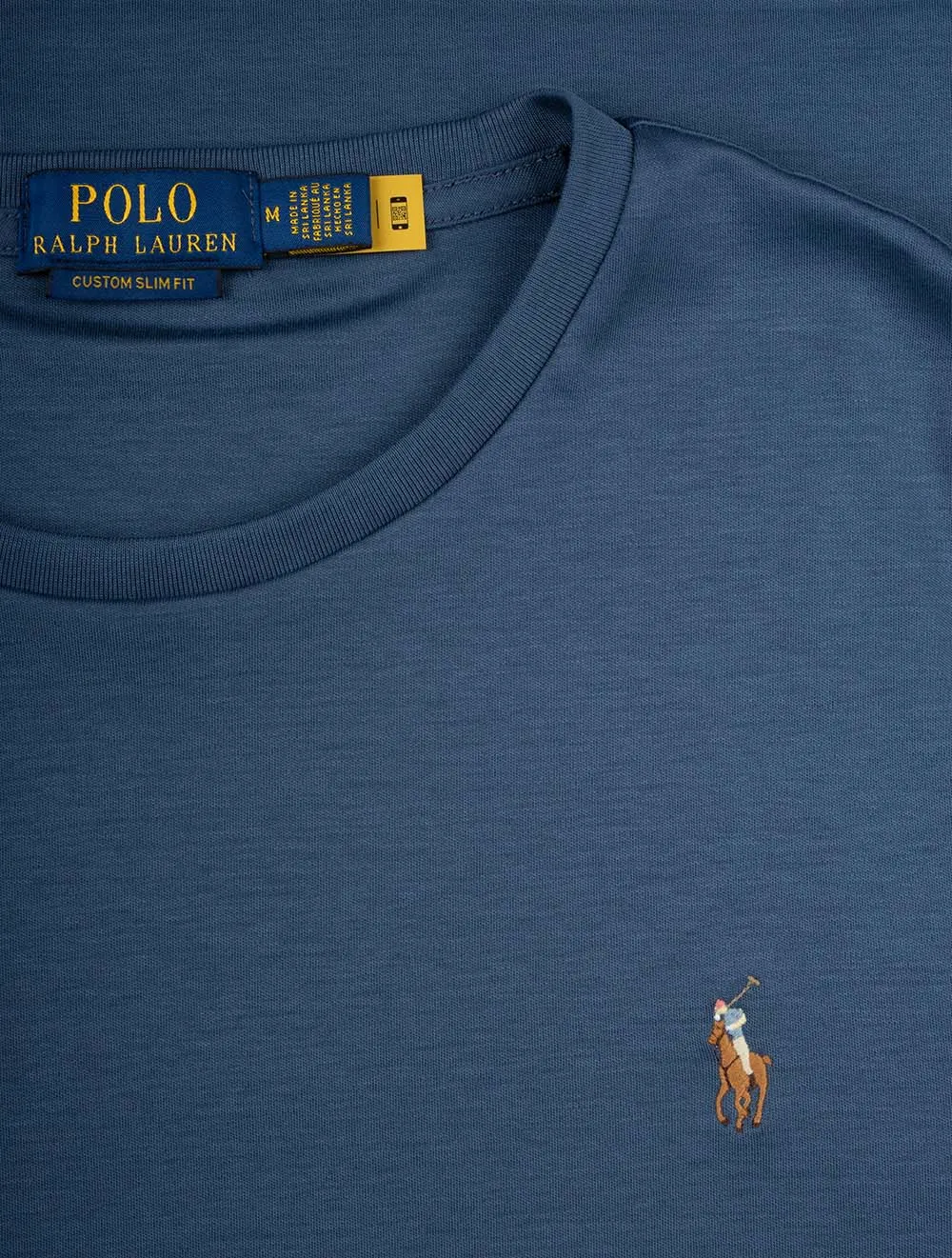 Pima Kurzarm T-Shirt Clancy Blau