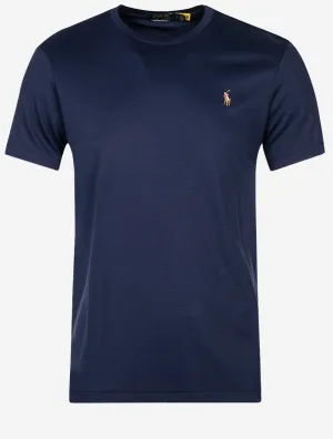 Pima Kurzarm T-Shirt Cruise Navy