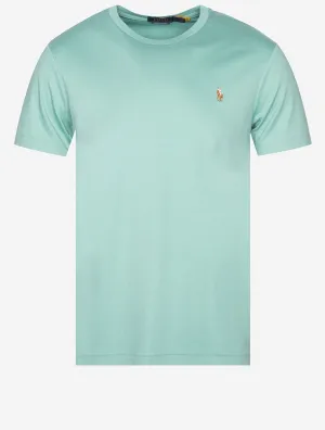 Pima Kurzarm T-Shirt Grün