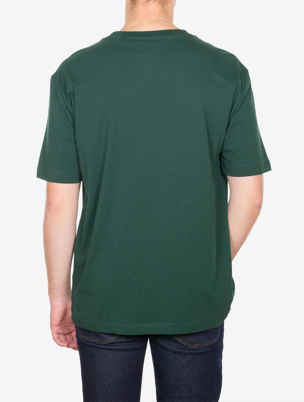 Tasche Grafik T-Shirt Tartan Grün