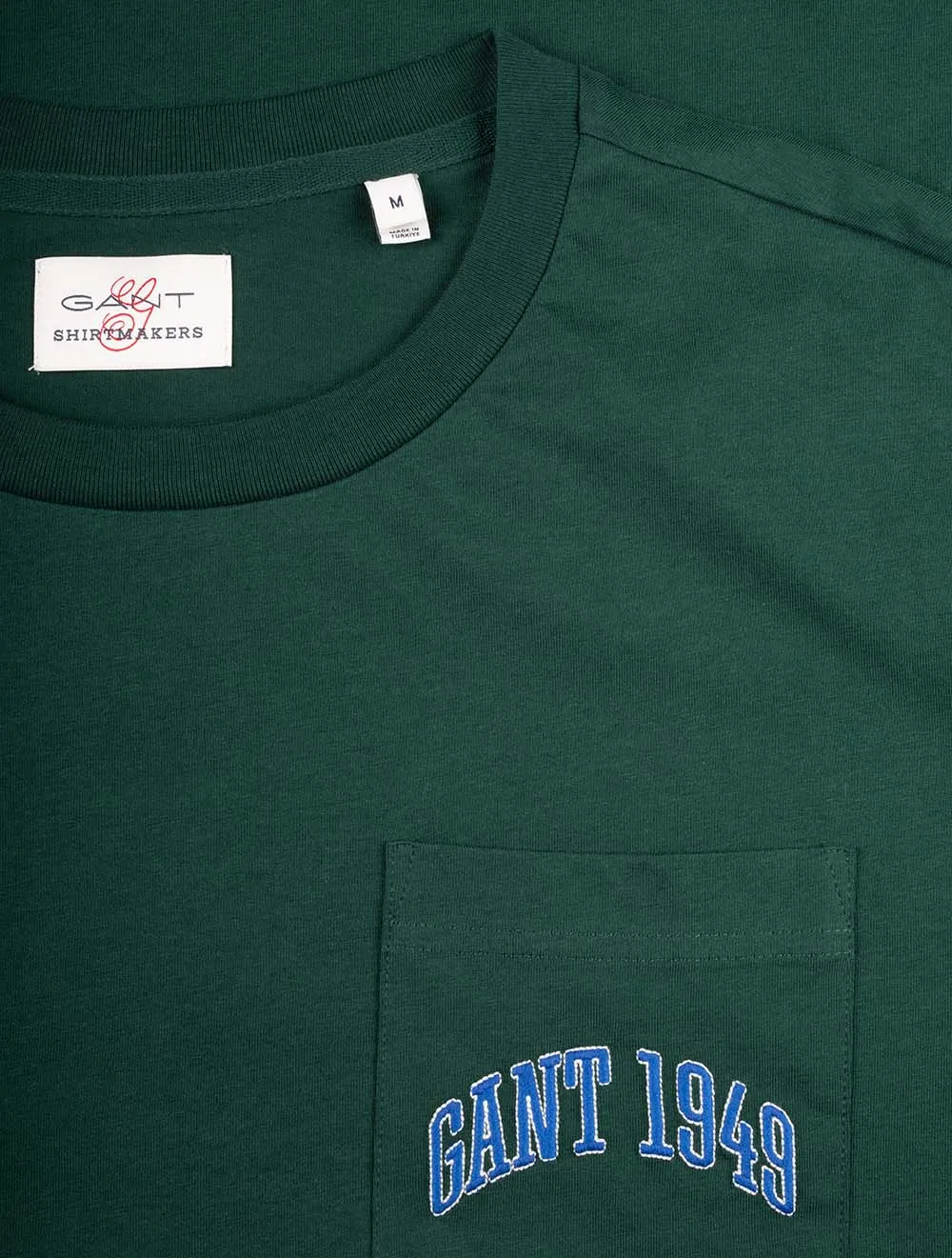 Tasche Grafik T-Shirt Tartan Grün