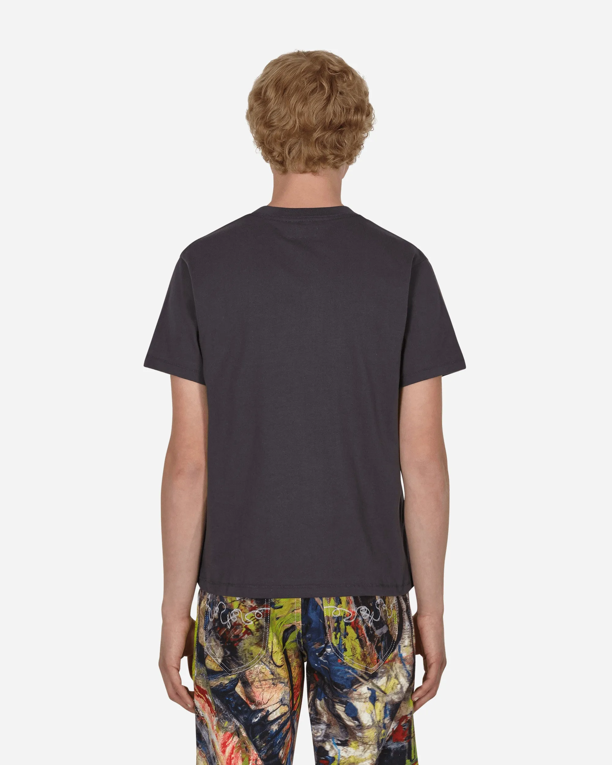 T-Shirt mit Tasche Schwarz