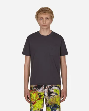 T-Shirt mit Tasche Schwarz