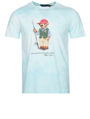 Polo Bär Tie-Dye T-Shirt Blau
