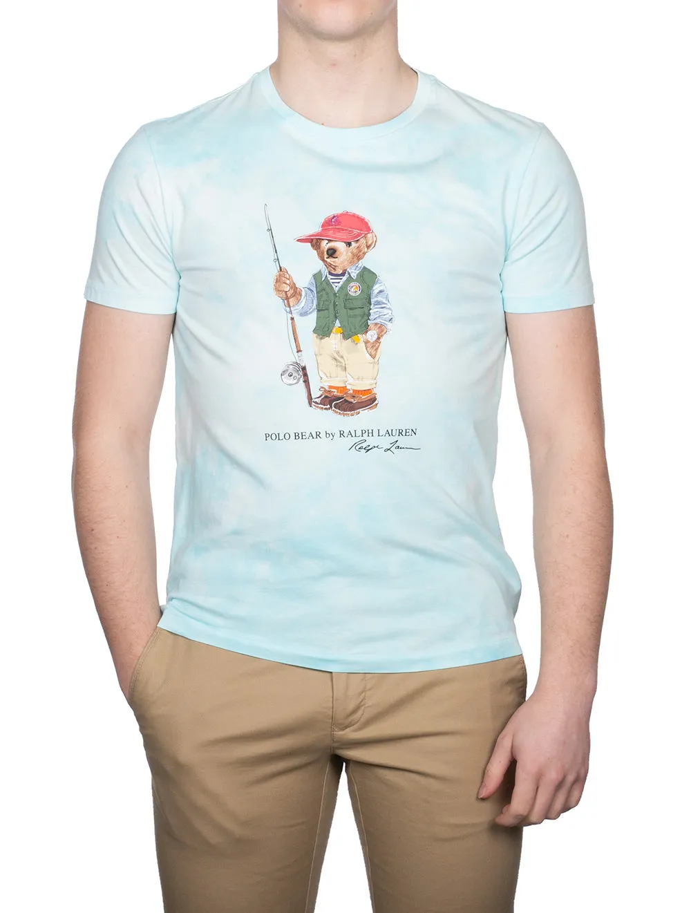 Polo Bär Tie-Dye T-Shirt Blau
