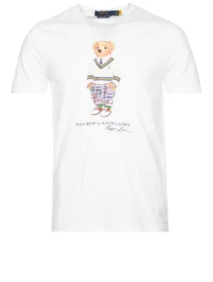 Polo Bär Tie-Dye T-Shirt Weiß