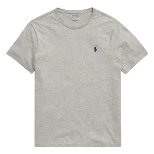 Polo Ralph Lauren Custom Slim Fit Baumwoll-T-Shirt Grau